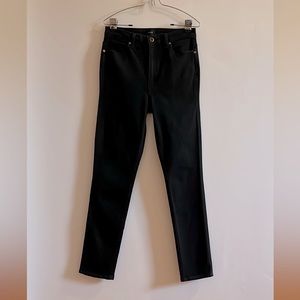 Khaite Vanessa High Rise Slim Straight Jeans in Black - Size 28